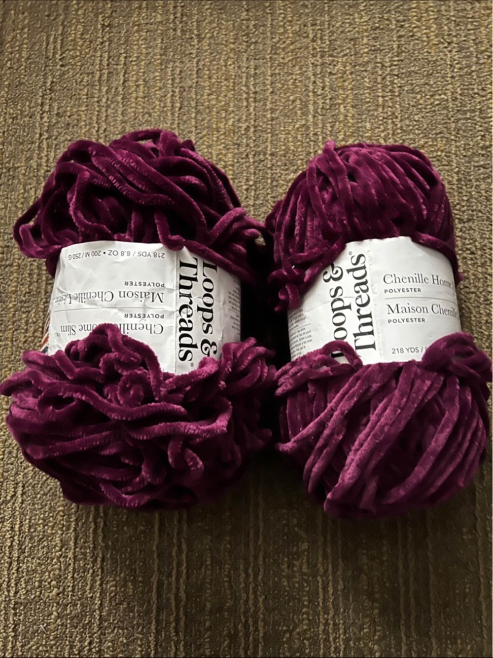 Chenille Yarn